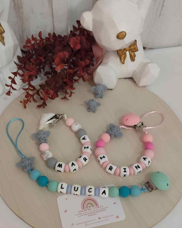 Chupetero Trompita de Amor Rosa - Imagen 5