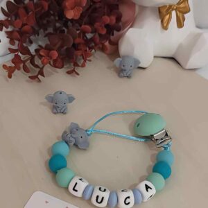 Chupetero Trompita de Amor azul