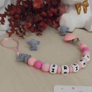 Chupetero Trompita de Amor Rosa