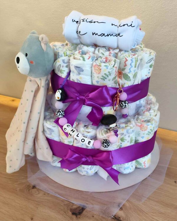Pastel La Torre lila Mini Oso Deluxe - Imagen 2