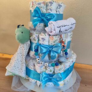 Pastel La Torre azul Celeste Deluxe Dino