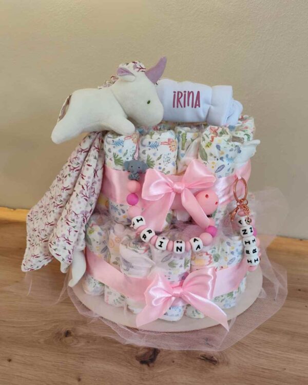 Pastel La Torre Rosa Mini Unicornio Deluxe