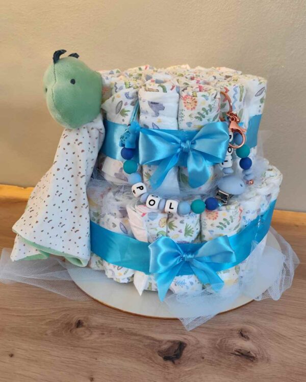 Pastel La Torre azul celeste mini