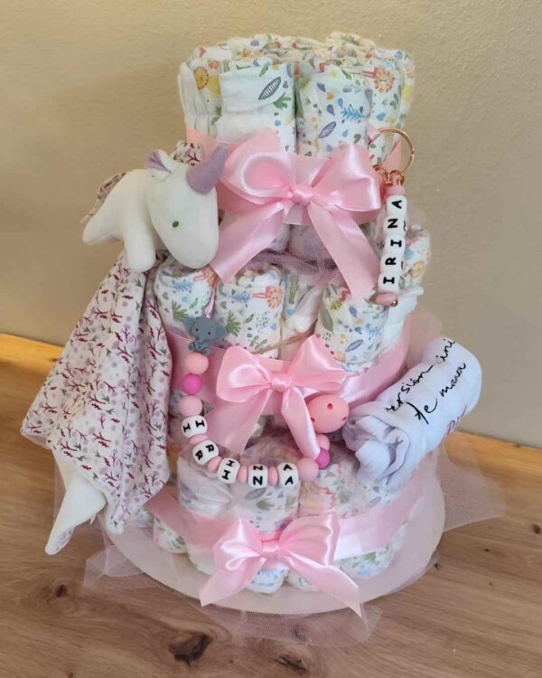 Pastel La Torre Rosa Deluxe Unicornio - Imagen 4