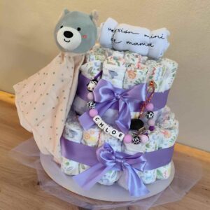 Pastel La Torre lila claro Mini Oso Deluxe