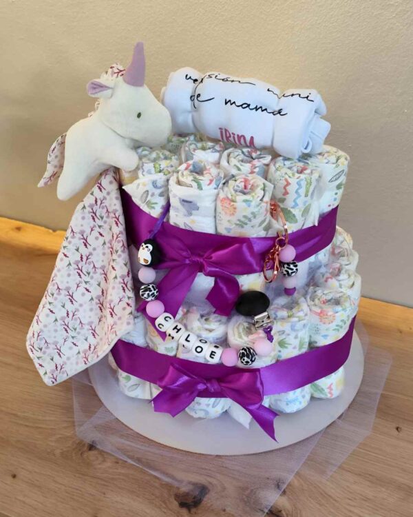 Pastel La Torre Lila Mini Unicornio Deluxe - Imagen 4