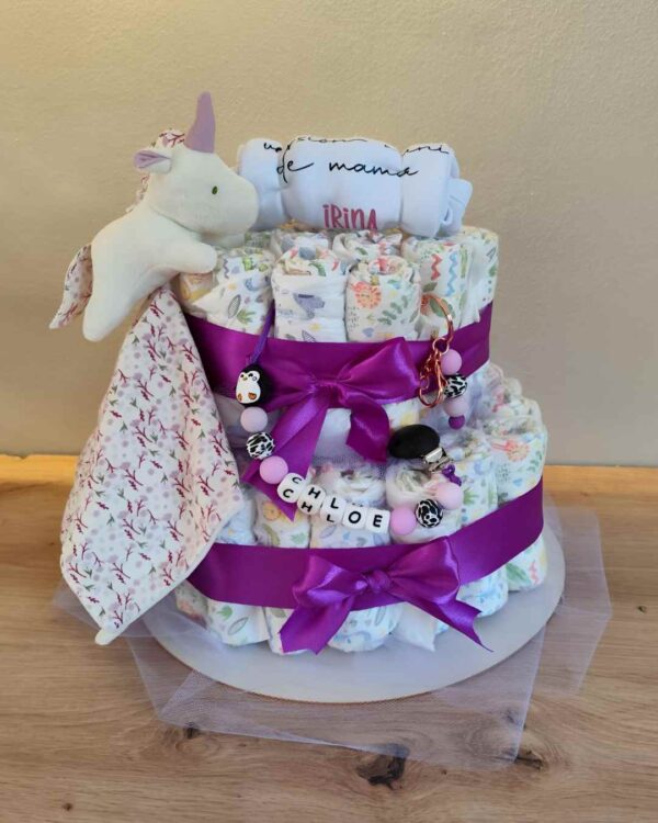 Pastel La Torre Lila Mini Unicornio Deluxe - Imagen 3