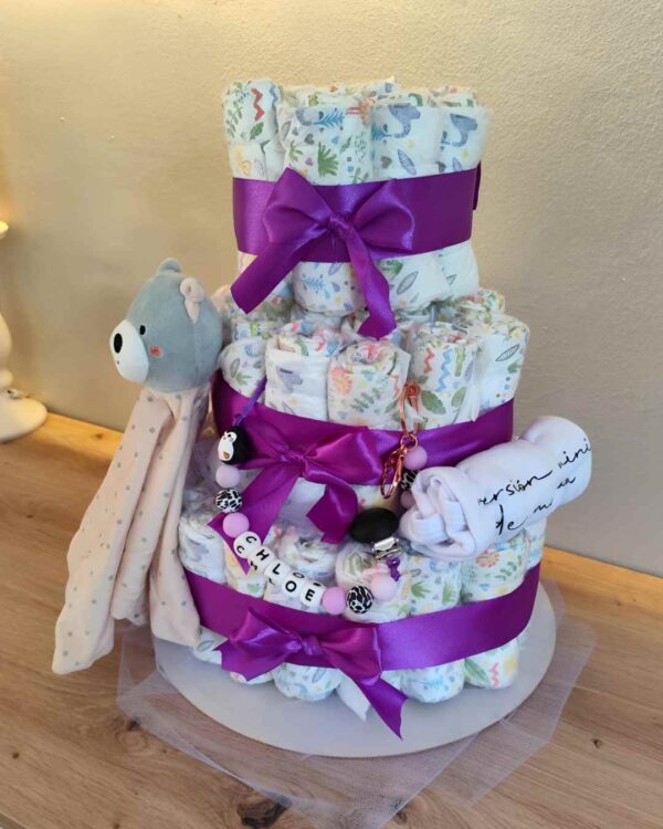 Pastel La Torre lila  Deluxe osito
