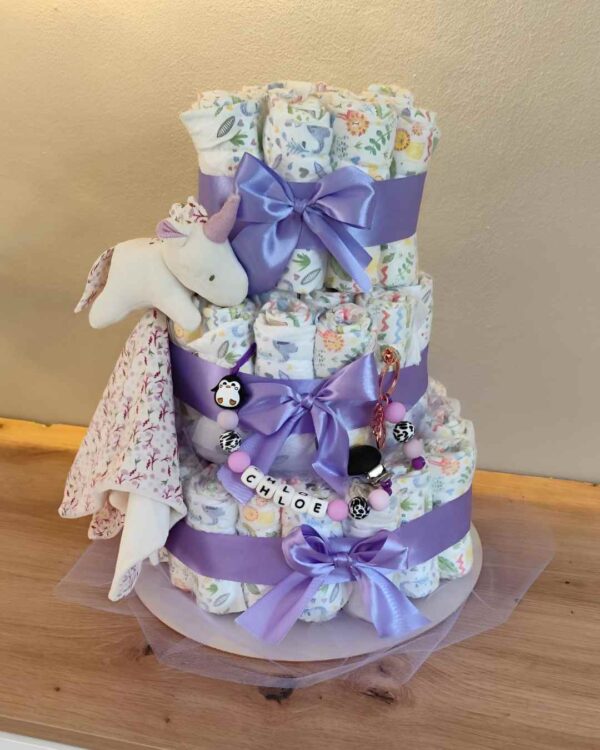 Pastel La Torre Lila claro Con Mimos - Imagen 8