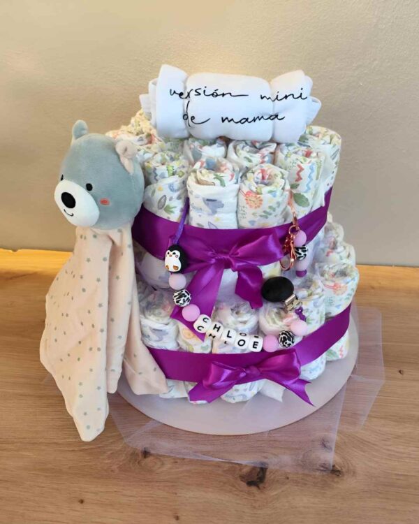 Pastel La Torre lila Mini Oso Deluxe - Imagen 4