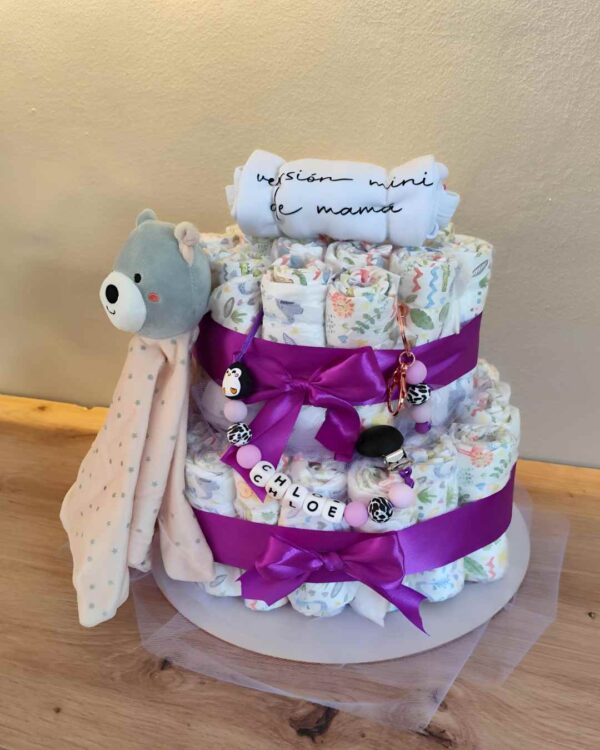 Pastel La Torre lila Mini Oso Deluxe - Imagen 5