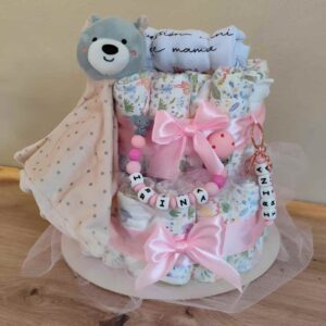 Pastel La Torre Rosa Mini Oso Deluxe
