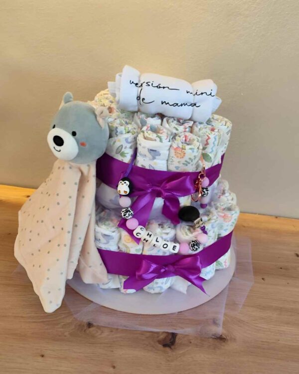 Pastel La Torre lila Mini Oso Deluxe - Imagen 6