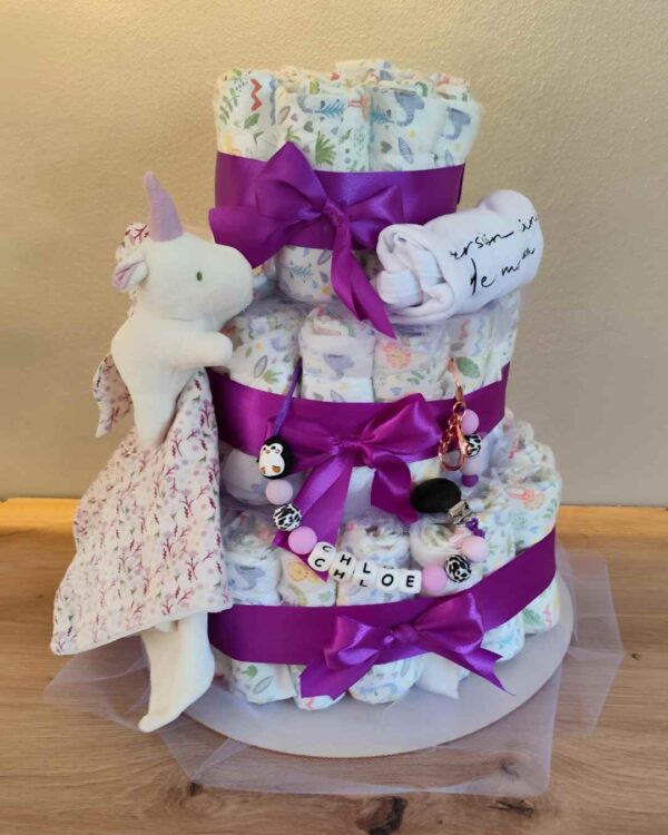 Pastel La Torre lila  Deluxe Unicornio - Imagen 4