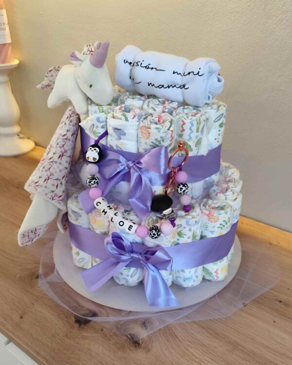 Pastel La Torre Lila claro  Mini Unicornio Deluxe - Imagen 6