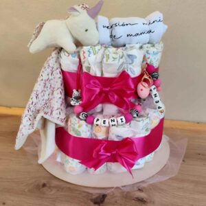 Pastel La Torre Fucsia Mini Unicornio Deluxe